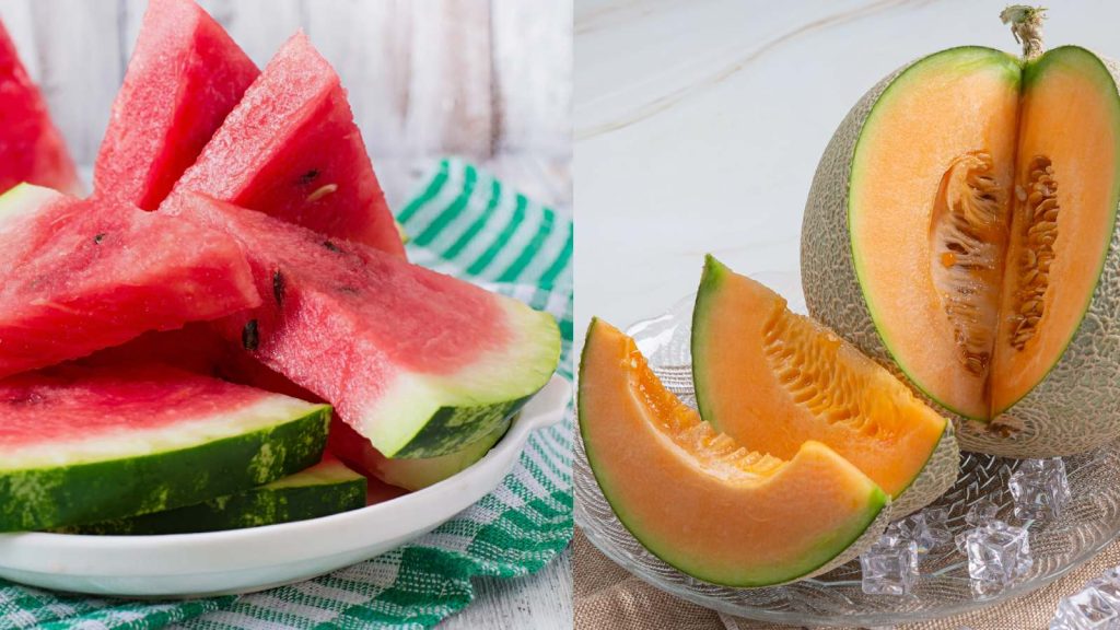 Benefits of watermelon and muskmelon for skin