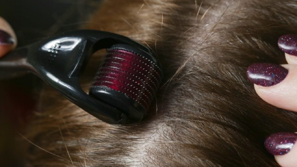 How to use derma roller for hair growth