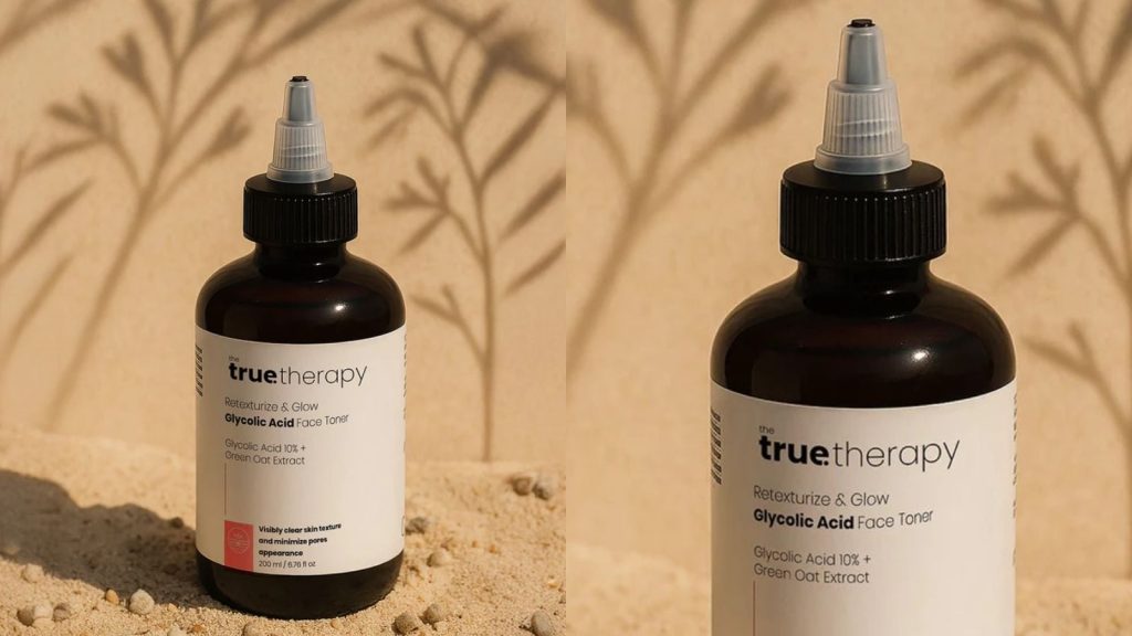 Is The True Therapy glycolic acid toner effective for clearer skin?